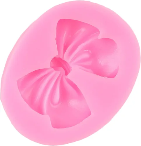 Miniatura 8 de Molde para fondant con moño, pajarita, molde de silicona para pastel de azúcar y dulces, moldes para manualidades para decoración de pasteles