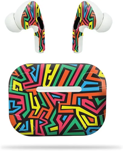 Miniatura 10 de MightySkins - Compatible con Apple Airpods Pro - Magenta Summer Funda protectora de vinilo duradera y única Fácil de aplicar, quitar y cambiar