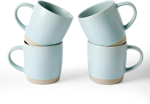 Miniatura 26 de famiware Juego de 4 tazas de café, juego de tazas de 13 onzas, juego de tazas de cerámica con asa para café, té, cacao, leche, serie Constellation