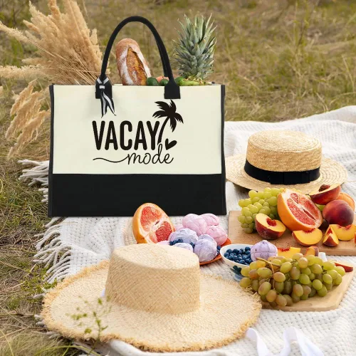 Miniatura 5 de Weekend Bags for Women Travel Canvas Bag Beach Bag Tote Girls Trip Gifts Large Handbags for Friends Female Girlfriend Besties
