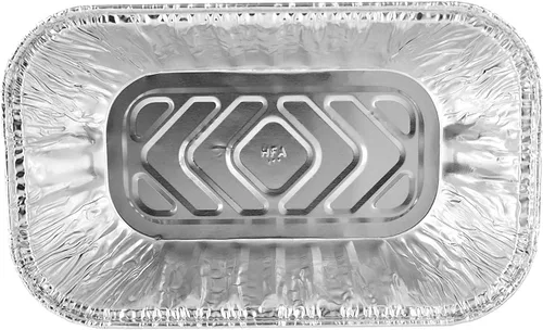 Miniatura 4 de Handi-Foil 1 libra de papel de aluminio mini-hollín/molde para pan – latas desechables (paquete de 25)