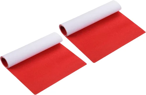 Miniatura 7 de PATIKIL Hoja de cinta de agarre, cinta antideslizante, impermeable, de alta tracción, empuñaduras de papel de lija para patineta, patineta