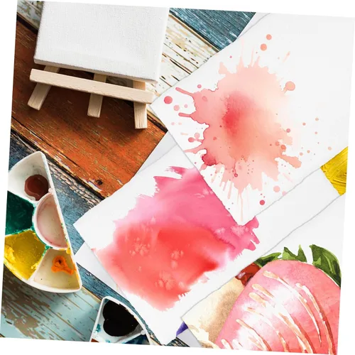 Miniatura 4 de ARTIBETTER 25sheets Cold Press Watercolor Paper Deckle Edges Blank Artist Paper for Painting Sketching and Card Making Versatile Use for All Skill