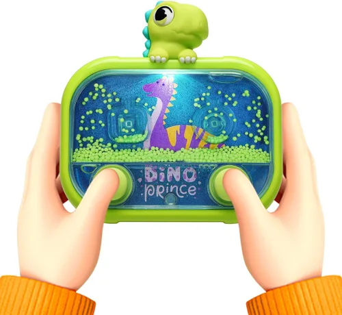 Miniatura 10 de Juego de agua de mano con luz - Juguete de bola de agua para niños a partir de 3 años, juguete retro, juego de viaje en automóvil sin pantalla