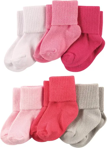 Miniatura 12 de Luvable Friends Conjunto de calcetines unisex para bebé recién nacido y bebé