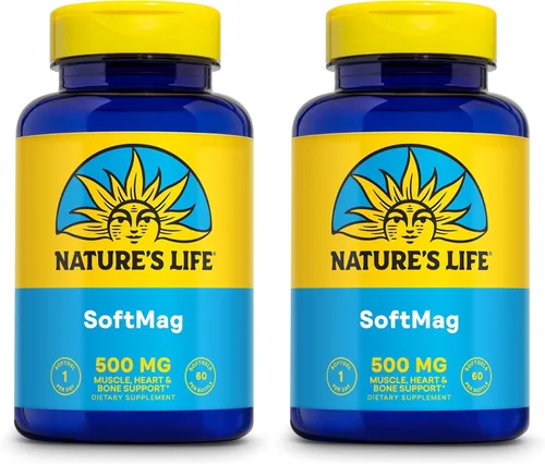 Miniatura 7 de NATURE'S LIFE SoftMag 500 mg Complejo de Magnesio - Apoyo a la salud ósea, muscular y cardíaca - Cápsulas blandas fáciles de tragar - Garantía de 60