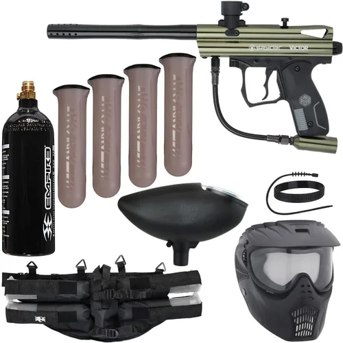 Miniatura 11 de Action Village Kit de Paquete de Pistola de Paintball Kingman Spyder Epic (Victor)