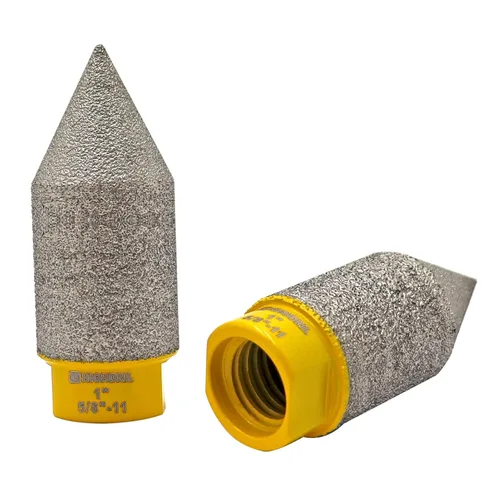 Miniatura 11 de Broca de fresado de biselado de diamante, broca avellanadora de diamante HIGHDRIL con rosca de 5/8-11 para ampliación de agujeros de 1 pulgada