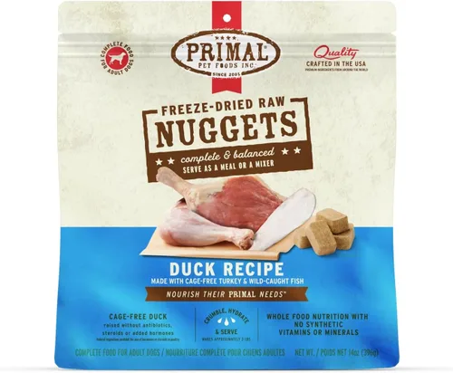 Miniatura 14 de Primal - Nuggets de comida cruda liofilizada para perros, venado, comida completa y equilibrada, también se puede utilizar como adorno o golosina