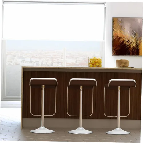 Miniatura 9 de Homoyoyo Base de barra de acero de repuesto práctico de aluminio para taburete de barco, plato giratorio, soporte para silla de cocina, taburete