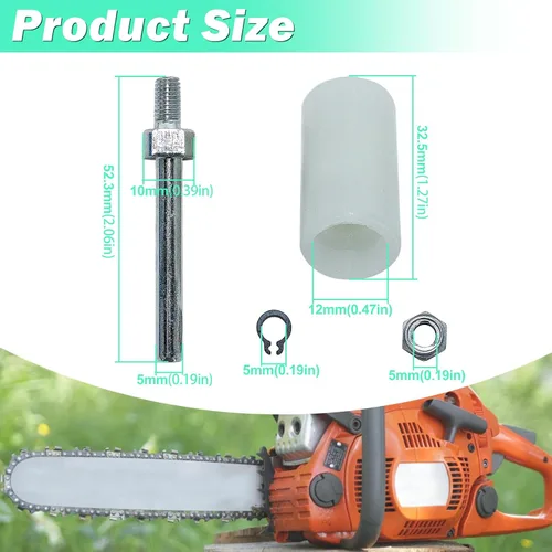 Miniatura 3 de Adefol Kit de cubierta de piñón de embrague para Stihl MS660 066 MS650 Pieza de repuesto con espigas de perro de tala Tuerca de barra colectora