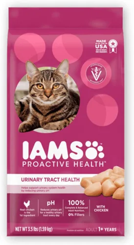 Miniatura 12 de IAMS PROACTIVE HEALTH - Alimento seco para gatos con pollo, para salud del tracto urinario para adultos, bolsa de 7 libras