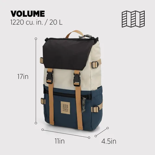 Miniatura 65 de Topo Designs Rover Pack Clásico, asfalto/negro, Tamaño único, Rover Pack Clásico