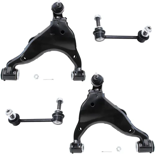 Miniatura 192 de Detroit Axle - Brazos de control superiores traseros para Chrysler 300 Dodge Challenger Charger Magnum, reemplazo del conjunto de brazos de control