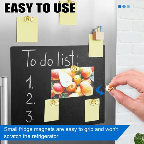 Miniatura 5 de LOVIMAG Imanes para nevera, 16 unidades, pizarra blanca para refrigerador, pequeño imán fuerte, accesorios de cocina, juego de casillero decorativo