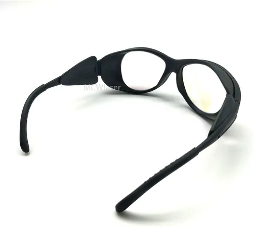 Miniatura 5 de MCWlaser Gafas de seguridad láser 1064nm para grabador láser de fibra YAG - tipo reflectante, OD5+, 940-1100nm