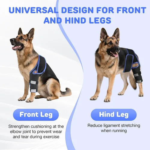 Miniatura 2 de RUXAN Rodillera para perro para Acl, soportes para piernas de perro para pierna trasera, rodillera para dolor y apoyo de artritis, juego de arnés