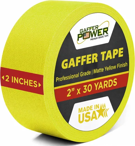 Miniatura 14 de Cinta Gaffer de Grado Premium Profesional - Negro Cinta Gaff Pro de Servicio Pesado Asegura Cables Sostiene Cables sin Dejar Residuo Pegajoso