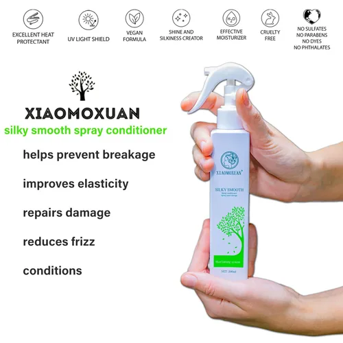 Miniatura 6 de Xiaomoxuan Juego de champú y acondicionador de árbol de té sin sulfato con máscara de colágeno para el cuidado del cabello encrespado