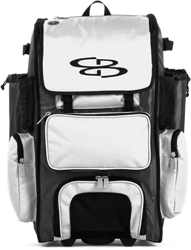 Miniatura 60 de Boombah Rolling Superpack - Bolsa para equipo de béisbol/sóftbol, varios colores, mango telescópico y capacidad para 4 murciélagos, versión