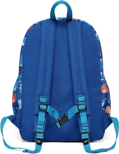 Miniatura 8 de VASCHY - Mochila preescolar para niños y niñas, liviana, resistente al agua, con correa en el pecho