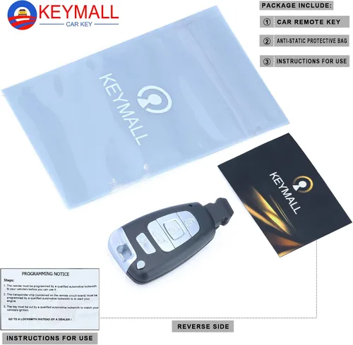 Miniatura 5 de Keymall Llave remota de entrada sin llave inteligente para Hyundai Veracruz 2007 2008 2009 2010 2011 2012 (FCC ID:SY5SVISMKFNA04 P/N: 95440-3J600)