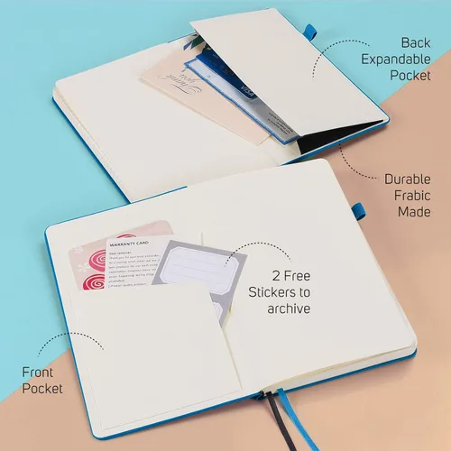 Miniatura 5 de Paquete de 7 cuadernos a rayas, de piel sintética de tapa dura para hombres y mujeres, páginas numeradas gruesas de 3.53 oz/m² con contenido