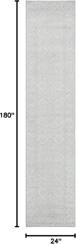 Miniatura 113 de Safavieh - Alfombra decorativa de la colección Tulum, modelo TUL264F, estilo marroquí, bohemio y desgastado, no suelta pelusa, para sala, vestíbulo