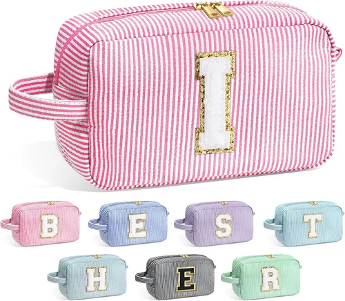 Miniatura 101 de Bolsa de Maquillaje con Inicial YOOLIFE - Regalos de Cumpleaños para Mujeres, Niñas, Mamá, Hija, Amigas, Hermana, Maestra, Regalos de Propuesta