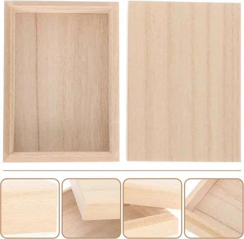 Miniatura 3 de Cabilock Caja de madera Lenormand Deck Display Case Estuche de cubierta de juego Estuche de cubierta Estuche de póker de madera Caja de póquer