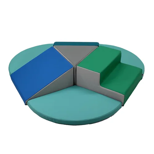 Miniatura 14 de FDP SoftScape Playtime Junction 360 Climber Plus - Almohadillas laterales, estructura de juego activo para interiores para niños pequeños y niños
