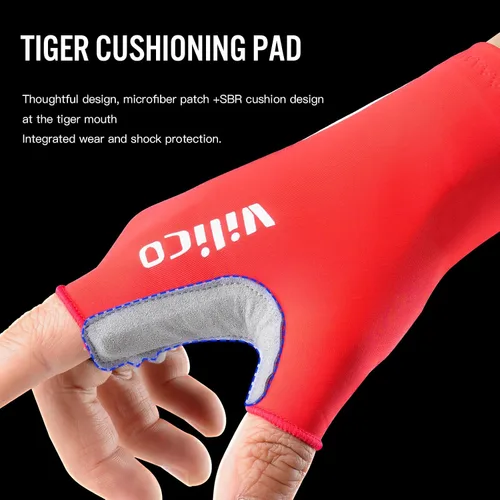Miniatura 2 de Guantes de ciclismo transpirables para bicicleta de montaña, guantes acolchados de gel de medio dedo, guantes de ciclismo para hombres y mujeres que