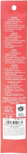Miniatura 3 de Maroma Incienso Lotus 10 palos