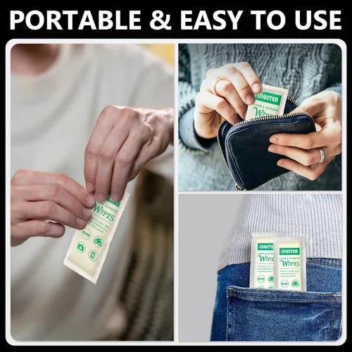 Miniatura 6 de iDuster Screen Cleaner Wipes for Lens - Premoistened Eyeglasses Cleaning Wipes, Streak-Free Screen Wipes for iPad, Phone, Car, TV, Computer, Laptop