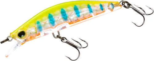 Miniatura 12 de YO-ZURI 3DR-X Señuelo Minnow Plano Pesado Hundible Prisma plateado negro
