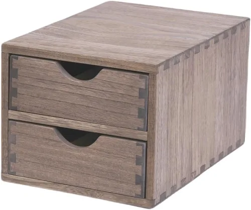 Miniatura 10 de DDYURI Soportes para cápsulas de café de 1 capa y 1 cajón, marrón oscuro (CF1D1C-DK)