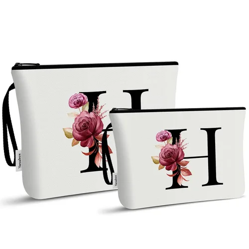 Miniatura 121 de Vavabox A-Z Bolsa de Maquillaje Personalizada, Regalos de Cumpleaños para Mujeres y Mamá, Regalos para la Mejor Amiga, Bolsa de Cosméticos