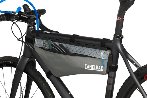 Miniatura 5 de CamelBak M.U.L.E. Bikepacking - Paquete de marcos triangulares impermeables con depósito de hidratación rápida de 2 litros, almacenamiento seguro
