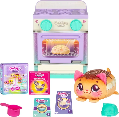 Cookeez Makery Horno Lil' Bakez, Mezcla la Masa y Haz una Mascota Sorpresa Perfumada en Forma de un Juguete de Peluche Deliciosamente Perfumado (No