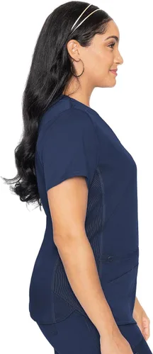 Miniatura 3 de Med Couture Touch - camisa de uniforme médico con cuello en V para mujer