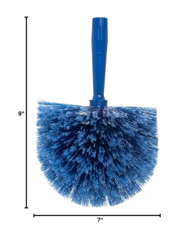 Miniatura 10 de SPARTA Flo-Pac Plumero de Limpieza Redondeado con Cerdas Cargadas Electrostáticamente para Limpieza, 9 X 7 X 7 Pulgadas, Azul