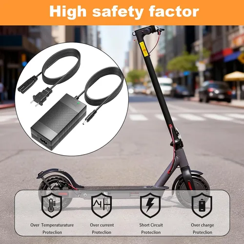 Miniatura 5 de Cargador de 42V para Hiboy S2 36V batería de iones de litio compatible con Hiboy S2 Pro, S2 Lite, S2, KS4, KS4 Pro, NEX, NEX3, NEX5, Max, Max3, Max