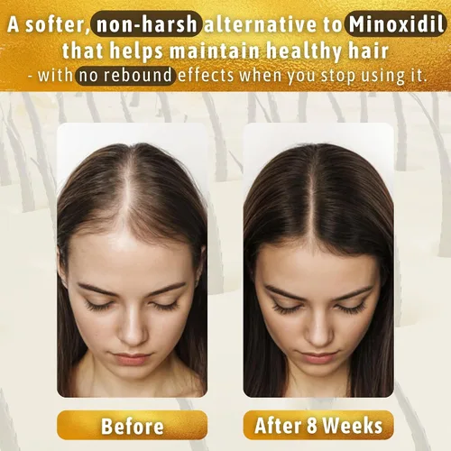 Miniatura 5 de Suero para el crecimiento del cabello para mujeres y hombres — USDA Organic, 10 en 1 Tricho10™ suero para el cuero cabelludo para un cabello más