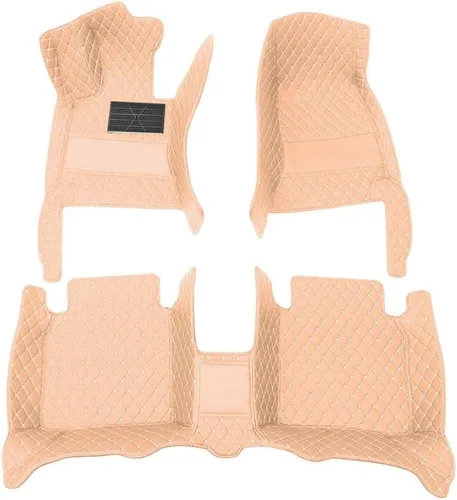 Tapetes de automóvil personalizados para el 99% de modelos de vehículos, cuero, tapicería completa, color beige, rojo, rosa, azul, púrpura