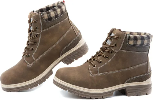 Miniatura 8 de COTTIMO Botas de invierno antideslizante con forro de piel para mujer