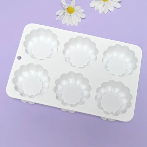 Miniatura 4 de mostsom Molde de silicona para pastel de mousse de flores, molde de helado, molde de chocolate, jabón, cupcakes 3D, utensilios para hornear, molde
