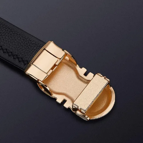 Miniatura 4 de VANNANBA Leather Ratchet Belts for Men Automatic Buckle with Belt Box, Gift for Men