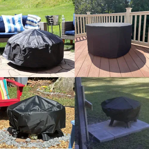 Miniatura 6 de Cubierta para hoguera Outland Firebowl 893 Deluxe al aire libre portátil de gas propano para fogata Outland Firebowl 823 870, 22 pulgadas