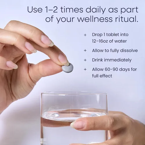 Miniatura 6 de Tabletas de agua de hidrógeno - Tabletas de suplemento molecular de magnesio H2 de 12 PPM para agua potable - Apoya la energía, la recuperación