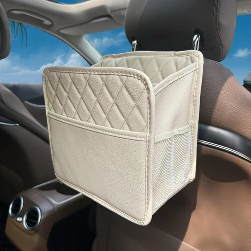 Witaxima Organizador de asiento trasero de automóvil mejorado con bolsillos de almacenamiento, organizador multiusos para colgar del automóvil,
